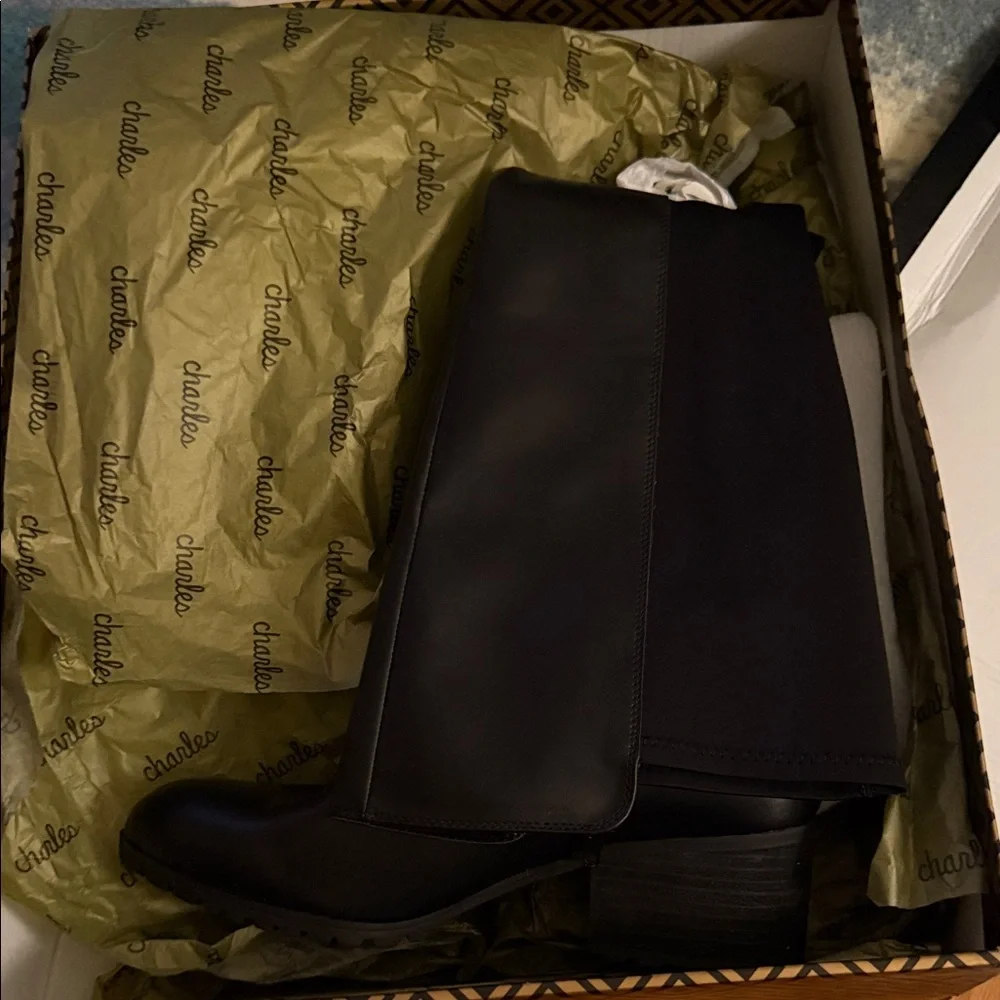 Women's Over-the-Knee Black Riding Boots